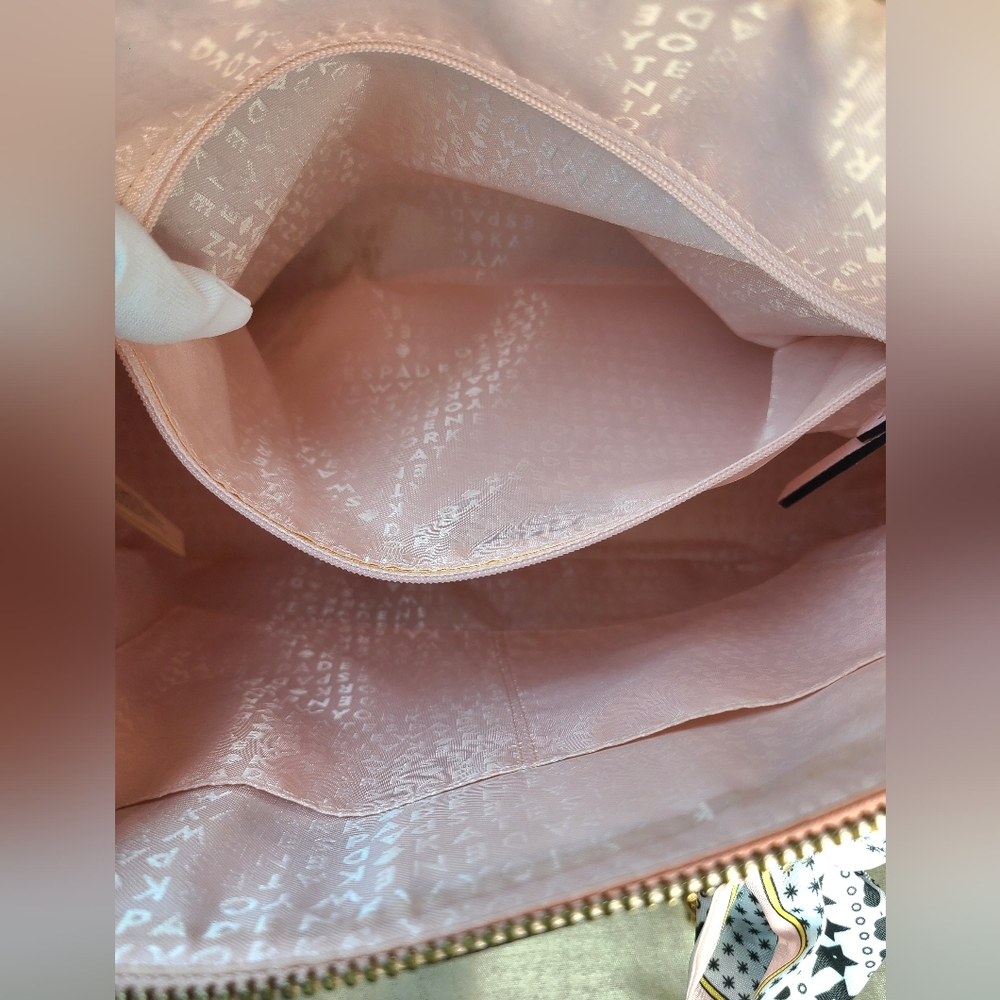 💖Kate Spade Wellesley Rachelle Large Light Pink Pebble Leather Satchel, EUC - Picture 12 of 17